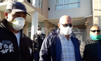 Imagen de la nota: Protesta de trabajadores de UTE por “falta de pago”