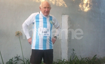 Imagen de la nota: Héctor Grunewald logró completar los 50K en el patio
