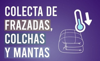 Imagen de la nota: Impulsan una colecta de frazadas, mantas y ropa de abrigo