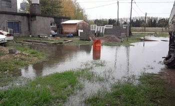 Imagen de la nota: Se les inundó la casilla donde viven y perdieron todo