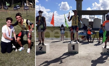 Imagen de la nota: Diego Cisneros fue el mejor en un duatlón en Miramar