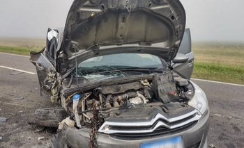 Imagen de la nota: Choque en Ruta 3 con olavarrienses involucrados