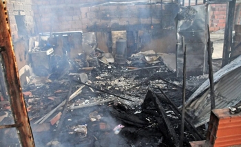 Imagen de la nota: Tandil: pérdidas totales tras el incendió de una vivienda