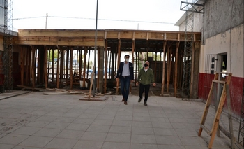 Avanza la obra de la Escuela Primaria Nº50 Imagen de la nota: Avanza la obra de la Escuela Primaria Nº50