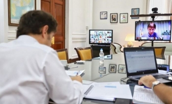 Imagen de la nota: Galli se reunió por zoom con Kicillof