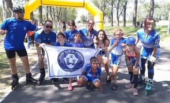 Imagen de la nota: “Belle View, Rollers Race”: estuvieron patinadores de El Fortín