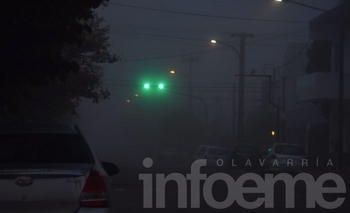 Imagen de la nota: Olavarría, cubierta de niebla: piden precaución al conducir