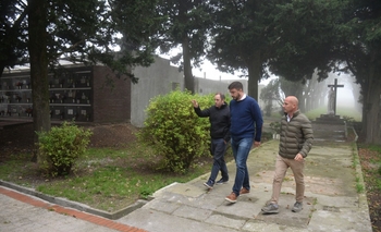 Tareas de mejoramiento en el cementerio  Imagen de la nota: Tareas de mejoramiento en el cementerio