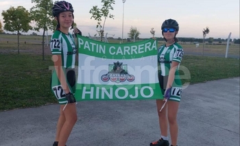 Imagen de la nota: Patinadoras olavarrienses se presentaron en La Liga Nacional