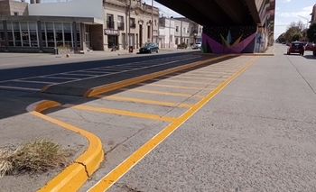 Imagen de la nota: Realizaron tareas de mantenimiento y demarcación vial