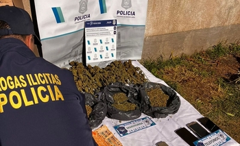 Imagen de la nota: Antinarcóticos de Olavarría secuestró 36 kilos de marihuana 