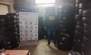 Imagen de la nota: Allanan un garage y encuentran más de 200 cubiertas