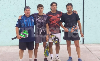 Imagen de la nota: El frontón “Celeste” tuvo su primer torneo del año