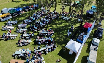 Imagen de la nota: Con el tradicional almuerzo campestre, Blanca Grande celebró sus 112 años