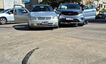 Imagen de la nota: Choque en pleno centro sin heridos 
