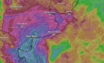 Imagen de la nota: Domingo con alerta amarilla por ráfagas intensas en Olavarría