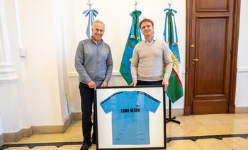 Imagen de la nota: Marcelo Mindlin, presidente de la empresa Loma Negra, estuvo en Olavarría