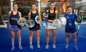 Imagen de la nota: Dos Santos y Allen fueron subcampeonas en Valentín Alsina