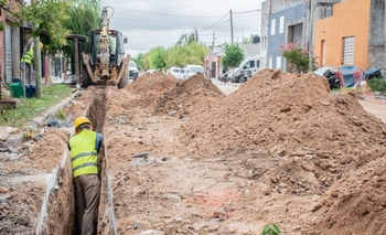 Imagen de la nota: Cambios en la obra de la red cloacal del barrio 10 de junio 