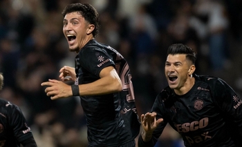 Imagen de la nota:  Mateo Mendía tuvo su debut goleador en la Copa Libertadores