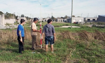 Imagen de la nota: Demarcaron terrenos del Procrear en Loma Negra