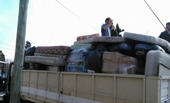 Imagen de la nota: Las donaciones de Olavarría para los inundados del Litoral llegaron a Entre Ríos