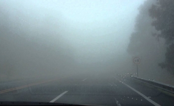 Imagen de la nota: Precaución: Olavarría bajo un manto de niebla