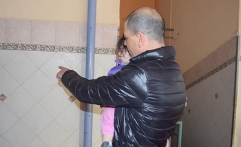 Imagen de la nota: Sergio Hernández visitó el Hogar de Niñas 