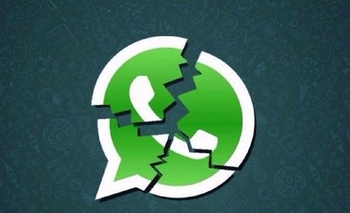 Caída de WhatsApp a nivel mundial Imagen de la nota: Caída de WhatsApp a nivel mundial
