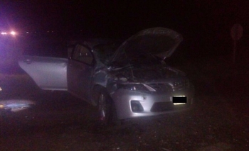 Imagen de la nota: El ex intendente José Eseverri volcó en la Ruta 3