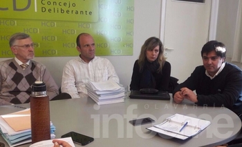 Imagen de la nota: A contrarreloj, el HCD recibió en Comisión a Acosta