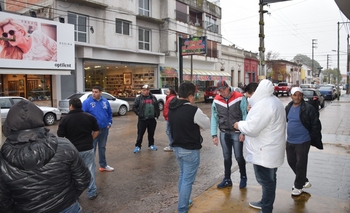 Imagen de la nota: Trabajadores del Matadero realizaron un escrache