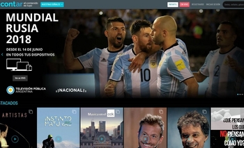 Imagen de la nota: Qué es cont.ar, la aplicación donde se podrá ver el mundial