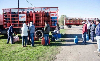 Imagen de la nota: Continúan los operativos de venta de garrafas