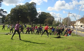 Imagen de la nota: Se suspendió la master class de gimnasia en el Paseo de la Salud