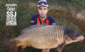 Imagen de la nota: Cada vez más grandes: pescaron carpa de 16 kilos 