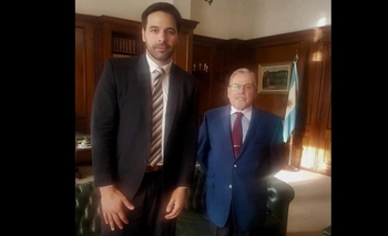 Imagen de la nota: El doctor Argeri se reunión con el  presidente de la Suprema Corte