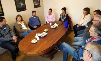 Imagen de la nota: Aguilera y del Pont se reunieron con empresarios locales