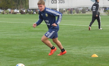 Imagen de la nota: Hora de partir: “Pedrito” y la Selección rumbo a España
