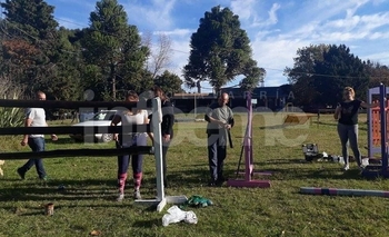 Imagen de la nota: Una “pinturita”: Obras de mejoras en el hipismo 