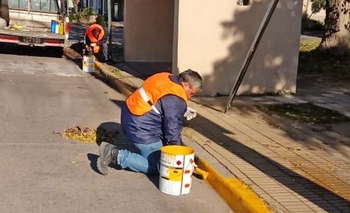 Demarcación de paradas de colectivo y licitación de postes  Imagen de la nota: Demarcación de paradas de colectivo y licitación de postes