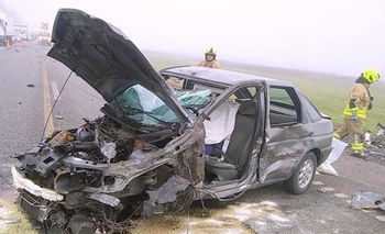 Imagen de la nota: Un muerto y dos heridos tras un choque en la Ruta 205
