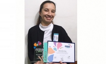 Imagen de la nota: Valeria Potes ganó el premio FEBA Cultura