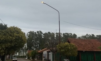 “De día está prendida y de noche apagada, es un chiste” Imagen de la nota: “De día está prendida y de noche apagada, es un chiste”