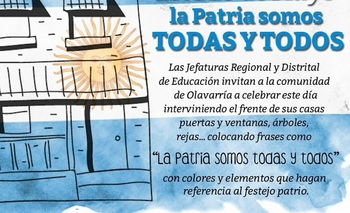 Imagen de la nota:  El Jardín 913 y una celebración comunitaria del 25 de Mayo