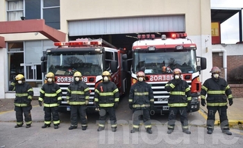 Imagen de la nota: Bomberos sonó sus sirenas por la fecha patria