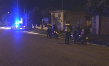 Imagen de la nota: Una moto retenida en control de tránsito