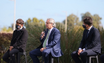 Imagen de la nota: El Presidente anunció la entrega de netbooks
