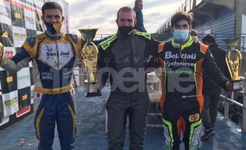 Imagen de la nota: Agustín Herrera corrió en una categoría zonal y se subió al podio