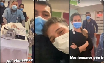 Imagen de la nota: Emmita comenzó su tratamiento y Santiago Maratea la acompañó